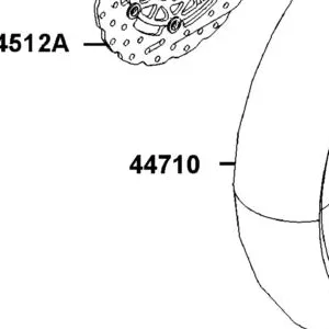44710-AKB8-E00 TIRE ASSY FR 120/70 R15 M/C 56H — diagram cutout