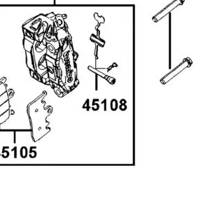 45108-LGC6-305 PAD SPRING SET — diagram cutout