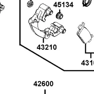 43210-LGC6-305-J2A BRACKET ASSY RR — diagram cutout