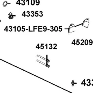 45132-LDH1-E00 BOOT — diagram cutout