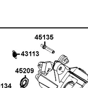 45135-KED9-900 PIN BOLT A — diagram cutout