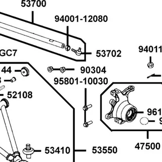 95801-10030-06 BOLT FLANGE 10X30 — diagram cutout