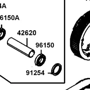 96150-AKB8-EA5 BRG BALL RADIAL 62/28 LLU — diagram cutout