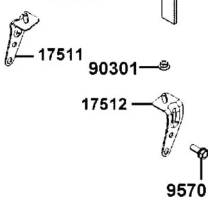 17512-LGC6-E00 STAY L FUEL TANK — diagram cutout