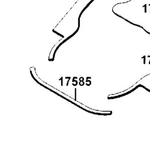 17585-LGC6-E00 HEAT GUARD D FUEL TANK SIDE — diagram cutout