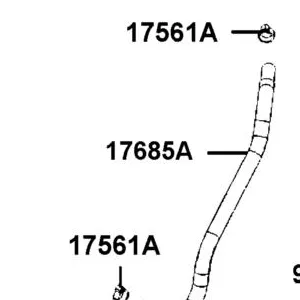 17685-LGC6-M90 TUBE， FUEL PUMP — diagram cutout