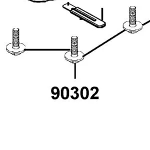 90302-GFY6-940 BOLT-WASH 5*16