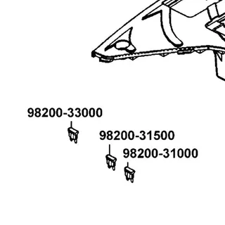 98200-33000 BLADE FUSE 30A — diagram cutout