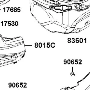 8015C-LGC6-E00-N1R COVER B ASSY.???CENTER (Black) — diagram cutout