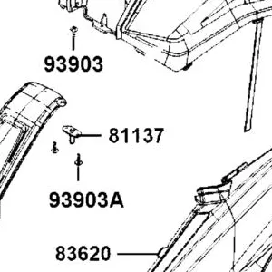 81137-LGC6-E00 HOOK FUEL COVER — diagram cutout