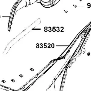 83520-LGC6-E00-N1R BOARD A R SIDE (Black) — diagram cutout