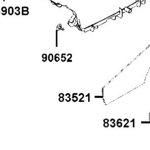 83521-LGC6-E00 SPONGE BOARD A R SIDE — diagram cutout