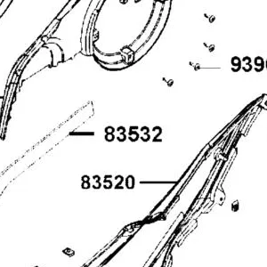 83532-LGC6-E00 SPONGE A BOARD B R SIDE — diagram cutout