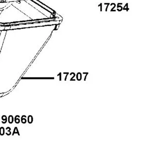 17207-LGC6-E00 COVER. AIR/C — diagram cutout