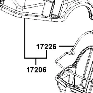 17226-LGC6-E00 SEAL. AIR/C CASE