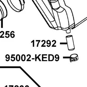 17292-PWB1-900 PIPE DRAIN — diagram cutout