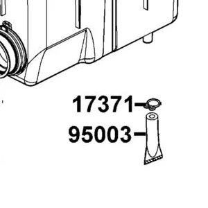 17371-1D74-671 CLIP BREATHER TUBE