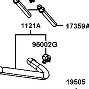 95002-LKF5-E00 CLAMP D14.6 TUBE — diagram cutout