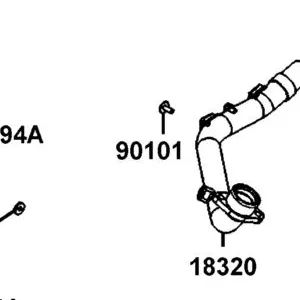 90101-LEA7-E00 BOLT FLANGE SH 6X8 — diagram cutout
