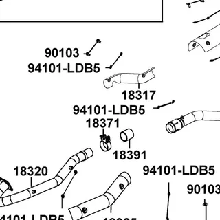 94101-LDB5-E00 WASHER PLAIN 6MM — diagram cutout