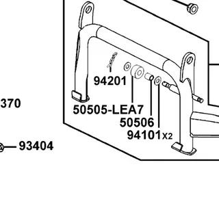 50505-LEA7-E00 STOPPER RUBBER — diagram cutout