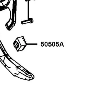 50505-LKB9-900 RUBBER SIDE STAND — diagram cutout