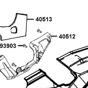 40513-LGC6-E00 SPONGN — diagram cutout