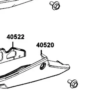 40520-LGC6-E00-N1R COVER LOW A CHAIN (Black) — diagram cutout