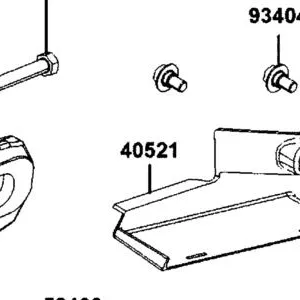 40521-LGC6-E00-N1R COVER LOW B CHAIN (Black) — diagram cutout