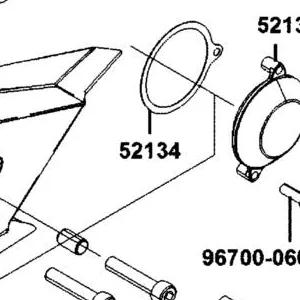 52134-LGC6-E00 GASKET??? RR FORK CAP