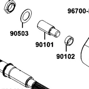 90101-LGC6-E00 AXLE RR SWING PIVOT — diagram cutout