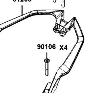 90106-LEC8-900 BOLT SPECIAL M8 — diagram cutout