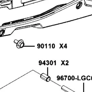 90110-KED9-900 SCREW PAN 6*18 — diagram cutout