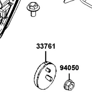 33761-LGC6-M30 REFLEX REFLECTOR,SIDE(RED — diagram cutout