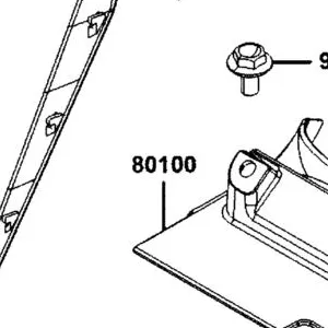 80100-LGC6-E00-N1R FENDER RR TIRE (Black) — diagram cutout