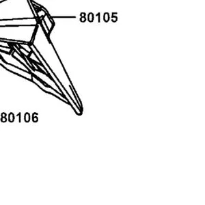80105-LGC6-E00-N1R FENDER REAR (Black) — diagram cutout