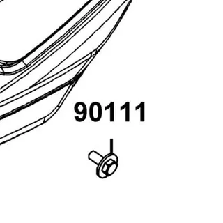 90111-LEB1-900 BOLT FLANGE 6MM — diagram cutout