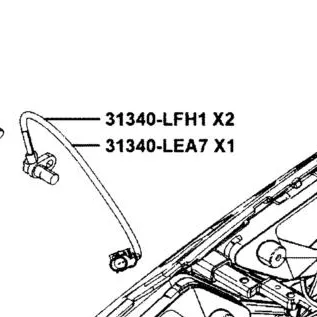 31340-LEA7-E00 SENSOR FR WHEEL SPEED — diagram cutout