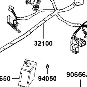 32100-LGC6-910 HARNESS WIRE — diagram cutout