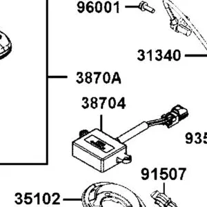 38704-LGC6-E00 ANTENNA COMP. — diagram cutout