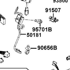 50181-LGC6-E00 CLIP，THROD CABLE — diagram cutout