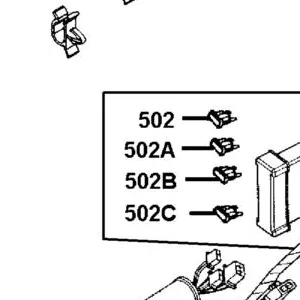 502-00149 BLADE FUSE MINI 15A — diagram cutout