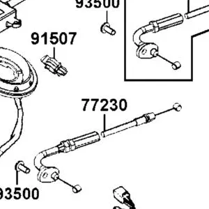 77230-LGC6-E00 CABLE ASSY FR INNER BOX LOCK — diagram cutout