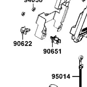 90622-LHJ8-900 CLAMP — diagram cutout