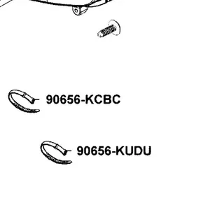 90656-KUDU-900-N1R BAND HARNESS WIRE (Black) — diagram cutout