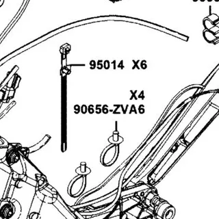 90656-ZVA6-M00 CABLE STRAP — diagram cutout
