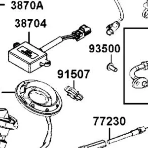 91507-LKE6-900 CLIP — diagram cutout