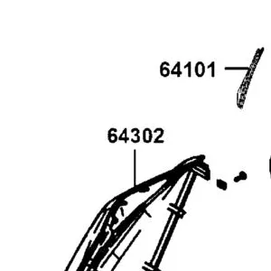 64302-LGC6-E00-HLP MOLDING A R SIDE — diagram cutout
