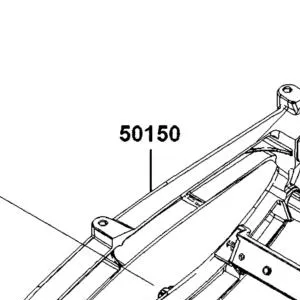 50150-LGC6-E00 BODY ASSY RR FRAME — diagram cutout