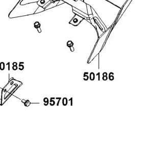 50186-LGC6-E00 STAY RR FENDER — diagram cutout